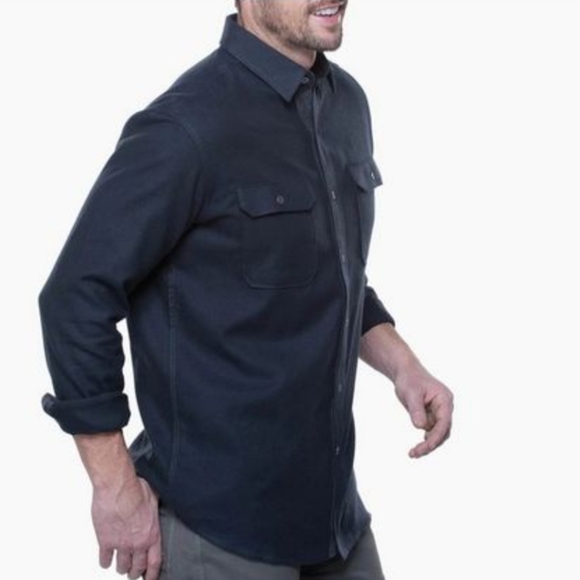 Levi Solid Blue Heavy Lined Jacket/Shirt For Men M - Picture 1 of 10